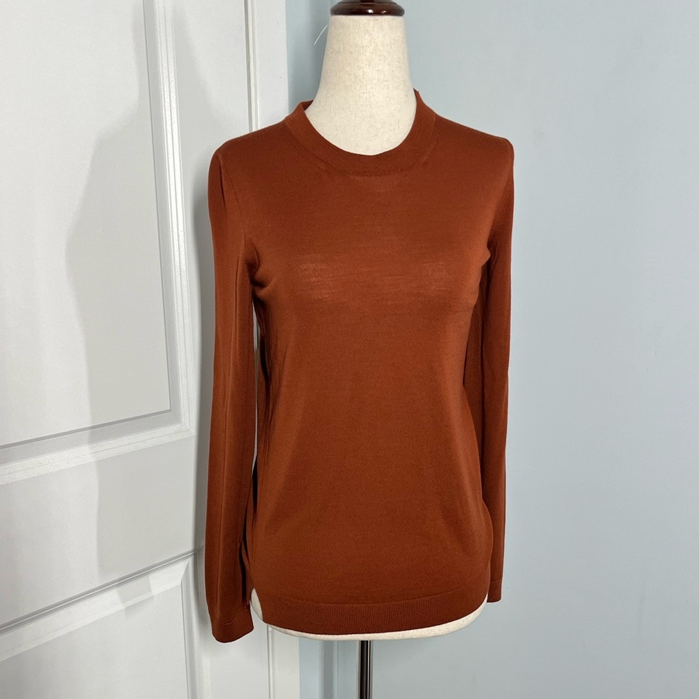 Partow the Greta Sweater in rust size S - Picture 2 of 9